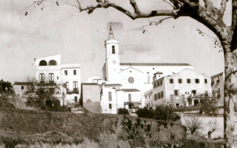 Panoràmica esglèsia 1958 Panoràmica esglèsia 1958