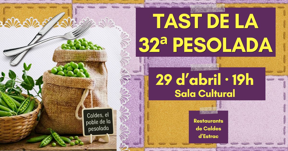 cartell tast pesolada cartell tast pesolada