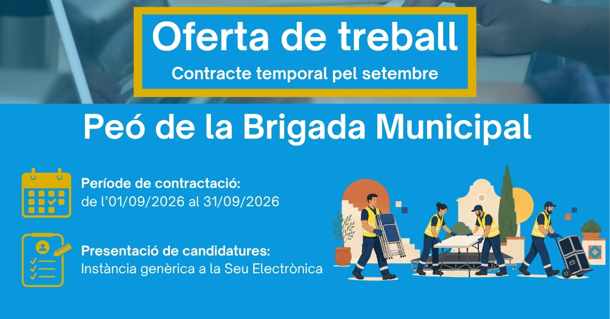 oferta de treball peó brigada oferta de treball peó brigada